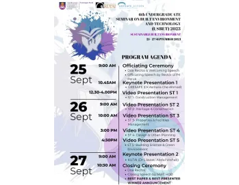 6TH UNDERGRADUATE SEMINAR ON BUILT ENVIRONMENT (USBET 2023)